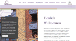 Desktop Screenshot of haus-morgenstern.de